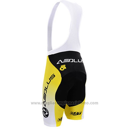 Abbigliamento Ciclismo To The Fore Giallo e Nero Manica Corta e Salopette